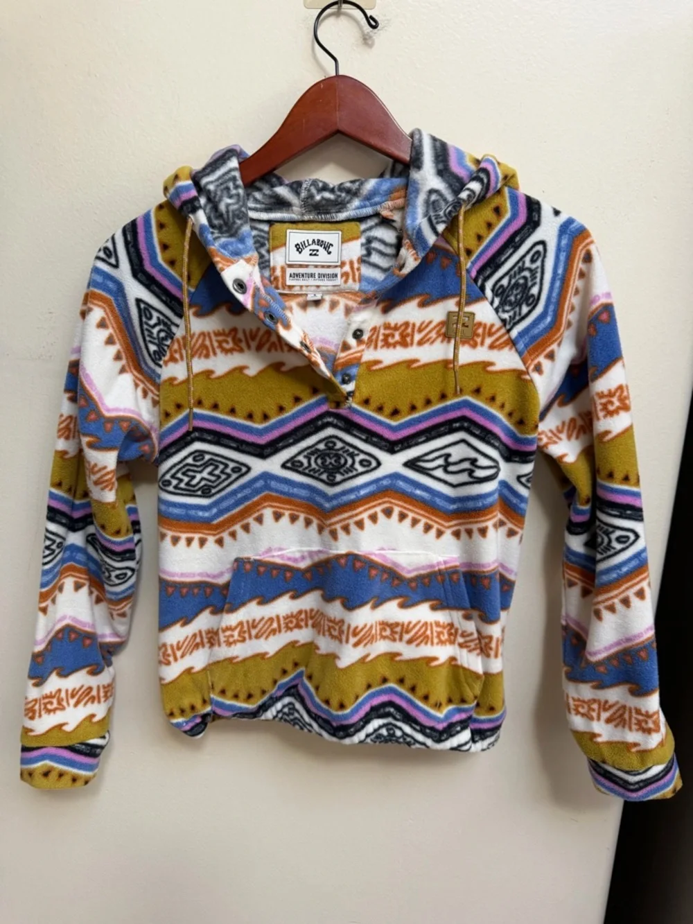 Billabong Adventure Division Aztec Fleece Pullover Hoodie